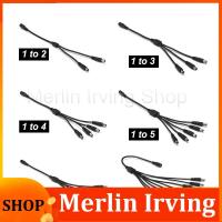 Merlin Irving Shop 12V DC Power Splitter Extension Cable 5.5x2.1mm Jack Plug Male Female Connector for CCTV Camera LED Light Strip