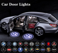 【Xps】 [Ready Stock]1 Pcs Car Door Light Car LED Projector Door Shadow Light Welcome Light Emblem Logo Lamps