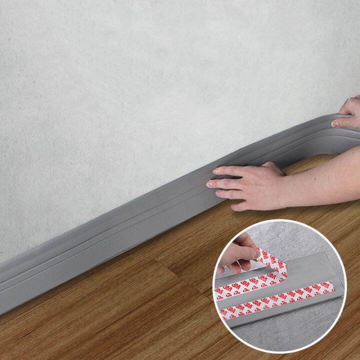 1 Meter x 8cm Wall Skirting border Wallpaper Border Waterproof Wall ...