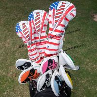 Golf wood cover 1/3/5 club head cover UT pr int ing USA su it golf putter cover