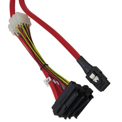 1 Pcs Mini SAS36P SFF 8087 to SAS29P SFF-8482 Hard Disk Cable Transmission Cable 1M Cable