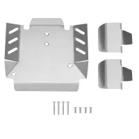 Stainless Steel Metal Chassis Armor Axle Protector Skid Plate for AXIAL RBX10 Ryft 1/10 RC Crawler Car Upgrade Parts