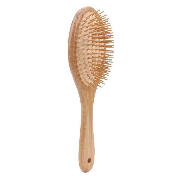 Wood Bamboo Anti-static Hair Vent Brushes Care Air Cushion Massage Comb ...