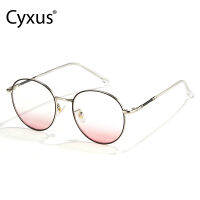 top●Cyxus Sunglasses Womens Plain EyeGlasses Fashion Metal Frame Blush (Pink) Lenses 8114