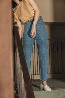 09 Panelled Wire Line Mom Jeans