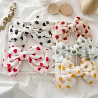 3 layers big bow ponytail clip กิ๊บโบว์ 3 ชั้น ตล์เกาหลี (หัวใจ/Heart)