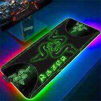 แผ่นรองเมาส์ Razer Xxl 900X40 0แผ่นรองปูโต๊ะ Deskmat Mousepad Rgb ราคาถูก Pc R ตู้การเล่นเกมอุปกรณ์เสริมแสง Lampu Belakang