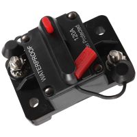 Waterproof Circuit Breaker,With Manual Reset,12V-48V DC,for Car Marine Trolling Motors Boat Power Protect