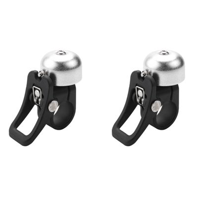 2 Pcs Aluminum Alloy Scooter Bell Horn Ring Bell with Quick Release Mount for Xiaomi Mijia M365 Electric Scooter Acessory