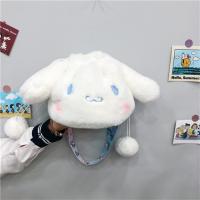 Sanrio ถุงของเล่นตุ๊กตา Cinnamoroll Plushie น่ารักยัดกระเป๋าเป้สำหรับเด็กหญิงอะนิเมะนุ่มตุ๊กตาการ์ตูนเด็กผู้หญิงเด็กน้อย S