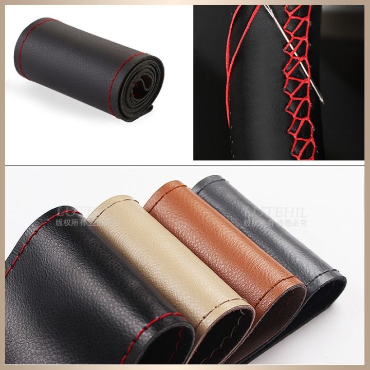 cw-artificial-leather-38cm-15-inch-car-steering-braid-cover-interior-accessories-non-slip-covers