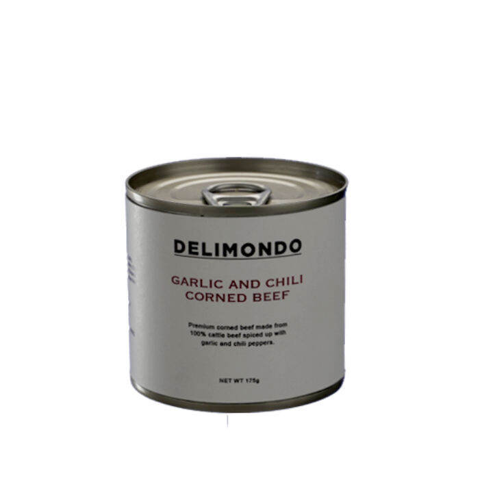 Delimondo Garlic & Chili Corned Beef 175g Lazada PH