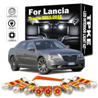 TPKE 17ชิ้น LED ภายในแผนที่โดมชุดไฟสำหรับ Lancia Thema 2011 2012 2013 2014 2015รถยนต์ Led หลอดไฟ C An BUS อัตโนมัติโคมไฟอุปกรณ์เสริม