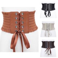 ชุด corset แฟชั่นยืดได้แบบผูกเชือก