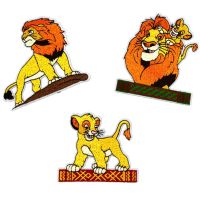 Disney anime movies The lion king Simba patches iron on clothes patches Garment stickers embroidery cloth stickers Fashion Accessories