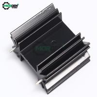 2Pcs Aluminum Heat Sink 30x34x12 Heatsink For High Power LED Amplifier Transistor Radiator Cooling Tape Adhesives Tape