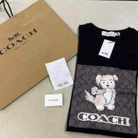 (คัดลอกต้นฉบับ) C0ACH1สถานียุโรปเสื้อยืดใหม่แขนเสื้อสั้นใส่ได้ทุกเพศเคาน์เตอร์ที่มีคุณภาพเดียวกันกรอบสี่เหลี่ยมบนสุนัขรถม้าความหลากหลายของสไตล์ให้เลือกจากแท็ก + แท็ก # 7582C0A