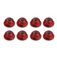 8Pcs Metal Nylon M2 Wheel Lock Nuts for 1/24 RC Car Crawler Car Axial SCX24 AXI90081 AXI00001 AXI00002 Upgrade Parts