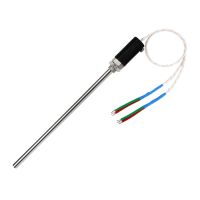 K ประเภท Thermocouple Platinum และโรเดียม Thermocouple Probe ความยาว1/2/3/4/5M Probe สำหรับหัวเซ็นเซอร์อุณหภูมิ0-400 °C