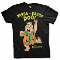 Fred Flintstone Yabba Dabba Doo The Flintstones T-Shirt fashion funny mens cotton printing t shirt