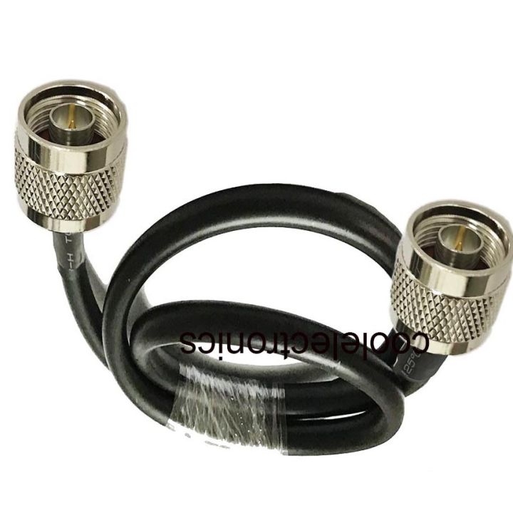 LMR400 N male to N male Connector RF Coax Pigtail Antenna Cable LMR-400 Ham Radio 50ohm 50cm 1/2/3/5/10/15/20/30m