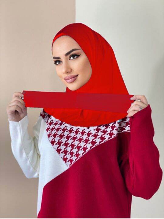 yf-garment-white-hijab-scarf-shawl-tie-casual-solid-color-muslim-fashion-robe-head-flower-ladies-new-business-birthday