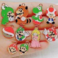 【YF】✥❐✌  10pcs Classic Cartoon Characters Enamel Charms Metal Keychains Earring Jewelry Making