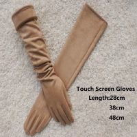 Winter Gloves For Women Touch Screen Outdoor Winter Women Knitted Gloves Touch Screen Long Gloves Women