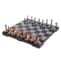 Portable Travel Magnetic Chess Plastic Board Tournament Chess Set Durable International Chess Game