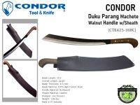 Condor Duku Parang Machete Walnut Handle w/Sheath {CTK425-16HC}