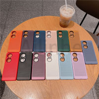 สำหรับ Huawei P50 P50E Pro เคสโทรศัพท์ PC แบบแข็งเคสโทรศัพท์ที่บางป้องกันเลนส์กล้องระบายอากาศ