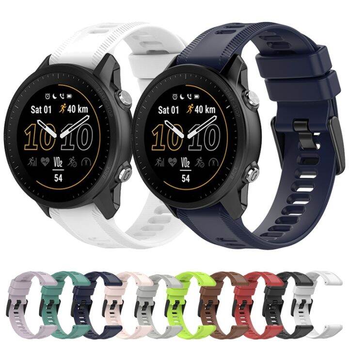 สำหรับวิธี-garmin-s60สายนาฬิกาข้อมือซิลิโคนสีทึบ22มม-สีขาว-ขายเอง