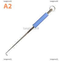 langyouzi9 สแตนเลสง่ายปลาเบ็ดกำจัดอุปกรณ์ความปลอดภัยอุปกรณ์เครื่องมือตกปลา