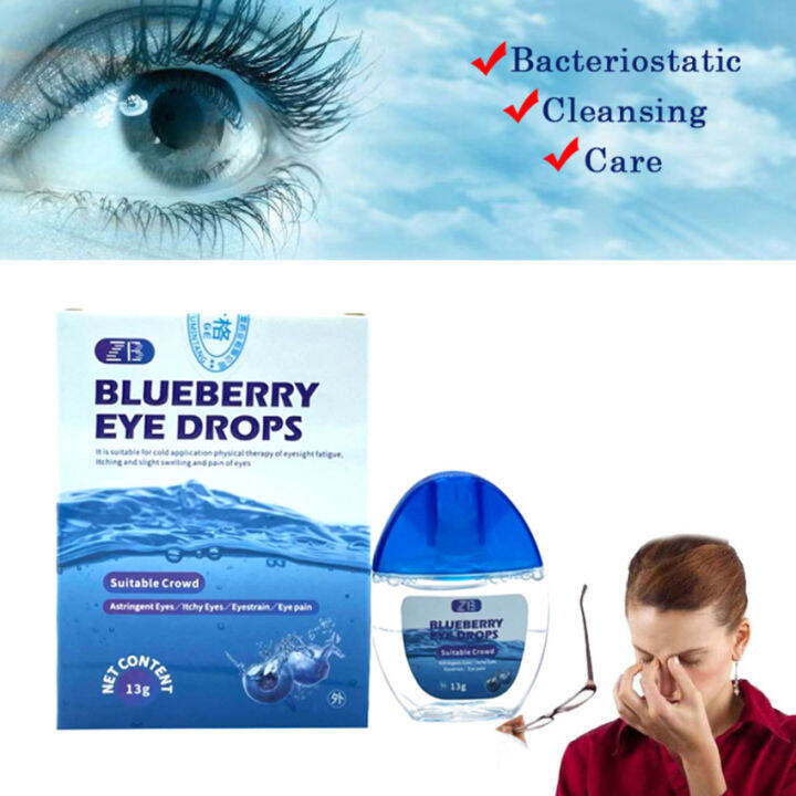 Original Eyedrops Blueberries Eye Drops For Clear Vision Dry Eyes Anti Fatigue Eye Congestion