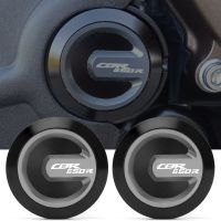 ▨✙◐ 2pcs For Honda CBR650R CBR 650R CBR650 R 2019 2020 2021 2022 Motorcycle Frame Hole Cover Insert Plug Cap Set With logo CBR 650 R