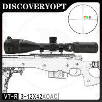 DISCOVERY VT-R 3-12X42AOAC (ของแท้ใหม่เอี่ยม,2023รุ่นใหม่) สายตาโลหะซูมซูมสายตา HD ป้องกันการกระแทกข้ามนก Finder AAA คุณภาพ Metal Sights HD Zoom Anti-shock Cross Bird Sight