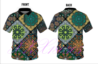 （xzx  31th）  （ALL IN STOCK） 2023 Basic Tribal Color High Quality Multi Pattern High Quality Quick Drying Polo Zipper 01