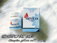DETOX X3 GIẢM CÂN, GIẢM MỠ BỤNG NHANH 60 VIÊN