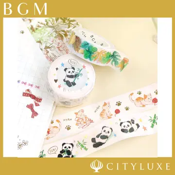 BGM Washi Tape - Foil Stamp - Piano Melody - 5 mm x 5 M