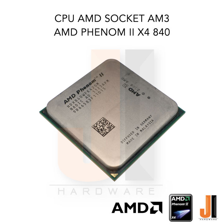 cpu-amd-phenom-ii-x4-840-4-cores-4-threads-3-2-ghz-95-watts-tdp-no-fan-socket-am3-สินค้ามือสองสภาพดีมีการรับประกัน