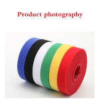 45M 1020mm Color Velcros Self Adhesive Fastener Tape Reusable Strong Hooks Loops Cable Tie Magic tape DIY Accessories