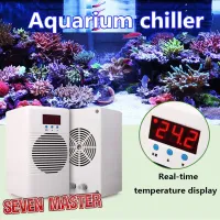 72W 100W 20L 30L น้ำ Cooler &amp; Warmer Aquarium Chiller สำหรับเรือเดินสมุทร Coral Reef กุ้งถังเครื่องควบคุมอุณหภูมิน้ำ