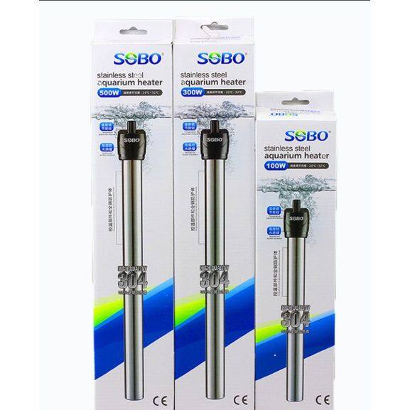 ฮีตเตอร์สแตนเลสอย่างหนา-sobo-hj-200-sobo-hj-300-ฮีตเตอร์ทำความร้อนในตู้ปลา-200w-300w