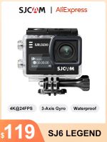 SJCAM กล้องแอคชั่นแคมเมรา SJ6 Legend 4K Wifi 30M กันน้ำอัลตร้า HD 2 "หน้าจอสัมผัส Gyroscope กีฬา DV