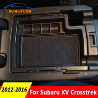 Xburstcar กล่องที่พักแขนเก็บของที่วางแขนแต่งรถยนต์อัตโนมัติสำหรับ Subaru XV Crosstrek 2012 2013 2014 2015อุปกรณ์เสริม2016