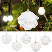 3PCS Christmas Tree Balls Snow Ball Hanging Wedding Props Festive Party Ornaments Christmas Decoration for Home New year 39;s Decor