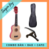 Hcmcombo đàn ukulele soprano sgt full option đàn bao capo tặng kèm pick - ảnh sản phẩm 2