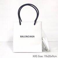 ของแท้ 100% ราคาถูก New Balenciaga xxs tote ถุงผ้า การ์ด สาย