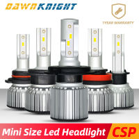 2PCS H7 H4 Led Headlight Bulbs D2S D2R D2C H1 H3 H8 H11 9005HB3 9006HB4 9012 Led Car Headlight Bulb Fog Light 12V 6000K CSP CHIP