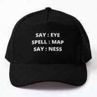 Say Eye Spell Map Say Ness Baseball Cap Hat Solid Color Czapka Women Black Casual Spring

 Bonnet Mens Printed Hip Hop Sun